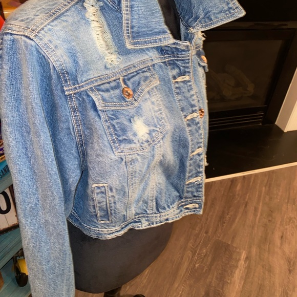 Distressed Jean Jacket - Picture 2 of 5